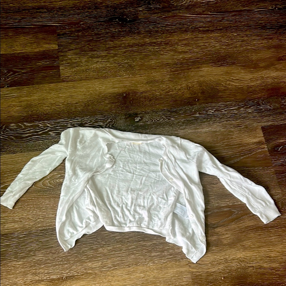 Crewcuts White Knit Sweater Relaxed Fit